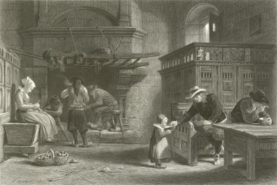 De Huiselijke Maaltijd, Bretagne door Frederick Goodall
