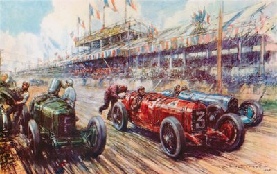 In de Grand Prix van 1924 leidde Ascari