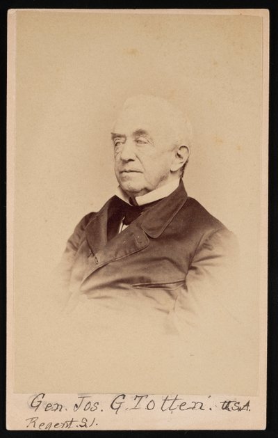 Portret van Gen. Joseph Gilbert Totten 1788-1864, voor 1864 door Frederick Gutekunst