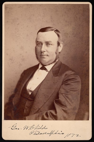 Portret van George William Childs 1829-1894, 1872 door Frederick Gutekunst