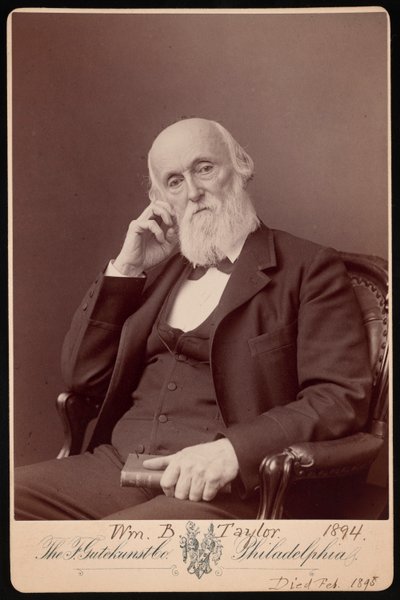 Portret van William Bower Taylor 1821-1895 door Frederick Gutekunst