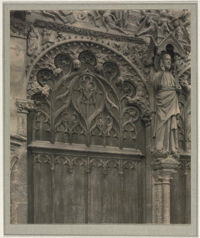 Kathedraal van Bourges: Crypte Onder Schip door Frederick Henry Evans