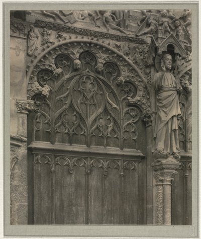 Kathedraal van Bourges: Crypte onder het schip door Frederick Henry Evans