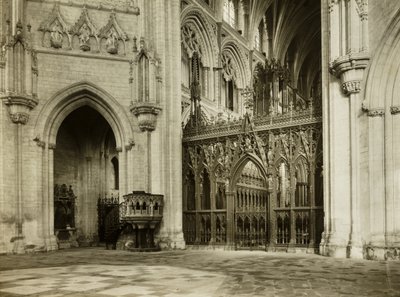 Kathedraal van Ely: Octagon in koor door Frederick H. Evans