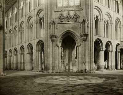 Kathedraal van Ely: Octagon in schip en noordtransept door Frederick H. Evans