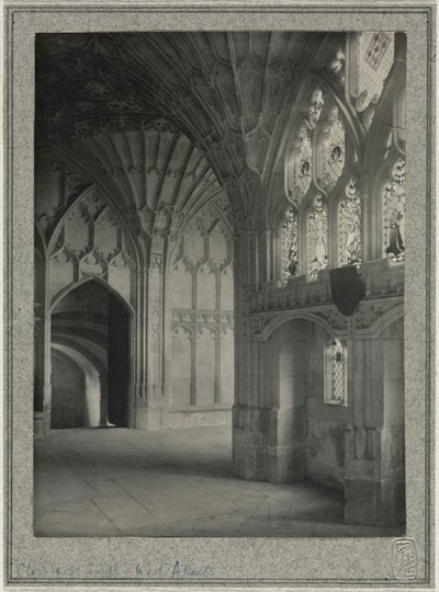 Kathedraal van Gloucester - Kloosters: Zuid- en Westgangen, ca. 1900 door Frederick Henry Evans