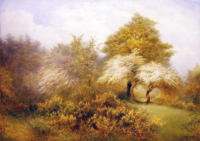 Lente Epping bij Buckhurst Hill door Frederick Henry Evans