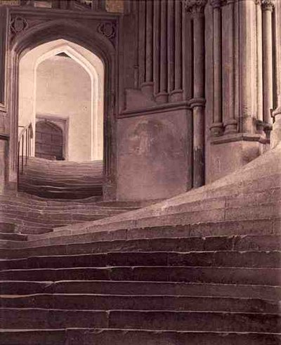 De Trappen van Wells Cathedral door Frederick Henry Evans