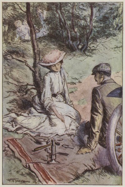 Illustratie voor They door Rudyard Kipling door Frederick Henry Townsend