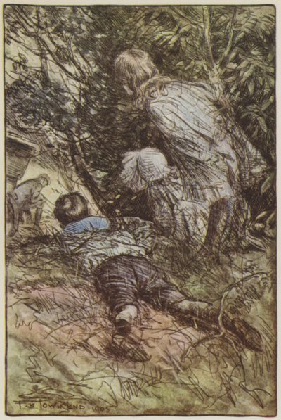 Illustratie voor They door Rudyard Kipling door Frederick Henry Townsend