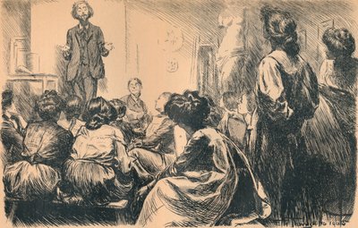 Onze avondkunstlessen zijn begonnen door Frederick Henry Townsend