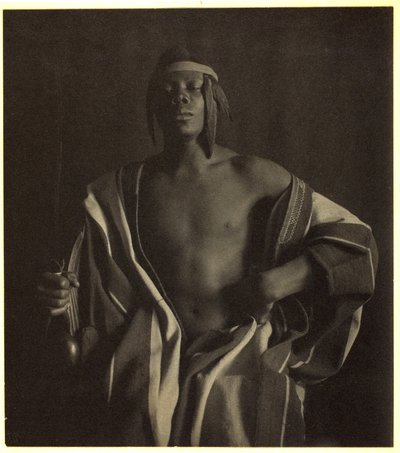 Een Ethiopische hoofdman, 1897, gedrukt ca. 1902 door Frederick Holland Day