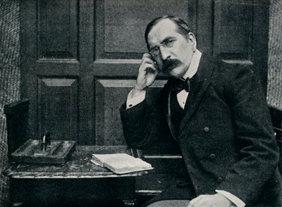 Portret van wijlen Mr. Gleeson White, ca. 1898 door Frederick Hollyer