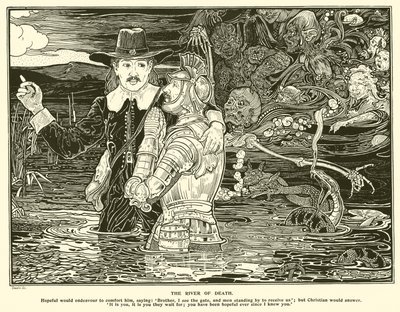 De rivier van de dood door Frederick Hurten Rhead