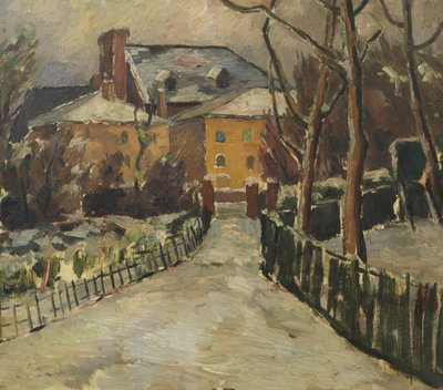 Landschap onder Sneeuw door Frederick James Porter