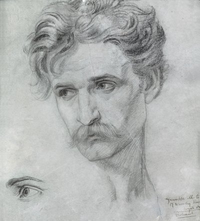 Studie van Giuseppe Moto door Frederick James Sheilds