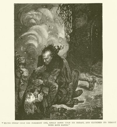 Illustratie voor Barnaby Rudge door Frederick L. Bernard
