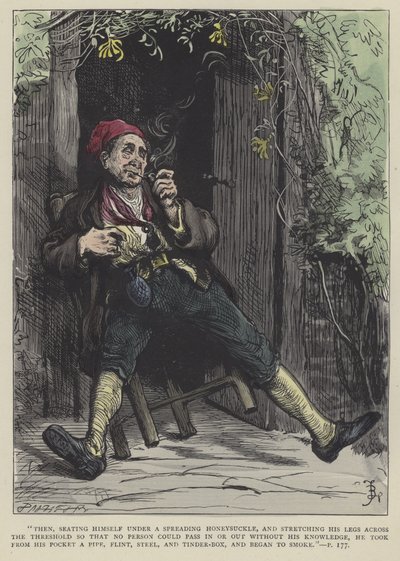 Illustratie voor Barnaby Rudge door Frederick L. Bernard