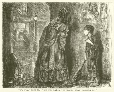 Illustratie voor Bleak House door Frederick L. Bernard