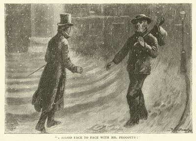 Illustratie voor David Copperfield door Frederick L. Bernard
