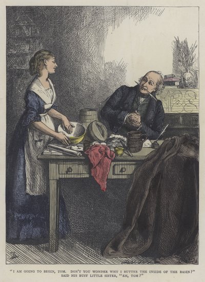 Illustratie voor Martin Chuzzlewit door Frederick L. Bernard
