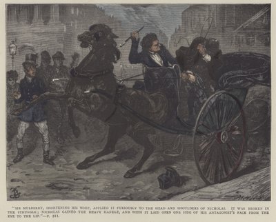 Illustratie voor Nicholas Nickleby door Frederick L. Bernard