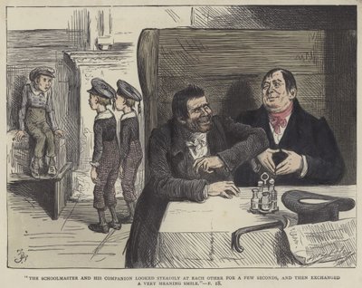Illustratie voor Nicholas Nickleby door Frederick L. Bernard