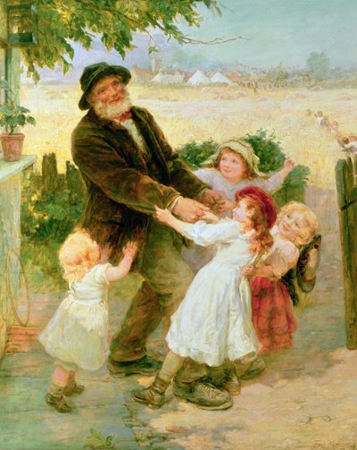 Naar de kermis door Frederick Morgan