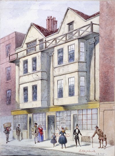 Fleet Street, Londen door Frederick Napoleon Shepherd