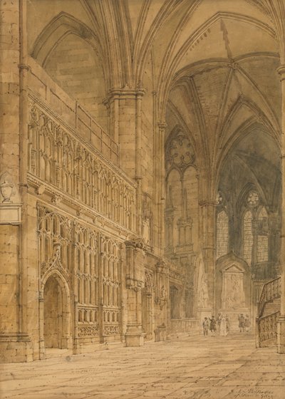 Ambulatorium, Westminster Abbey door Frederick Nash