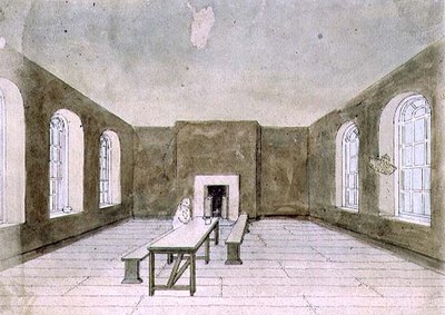 De Gevangeniscel, Newgate Gevangenis door Frederick Nash