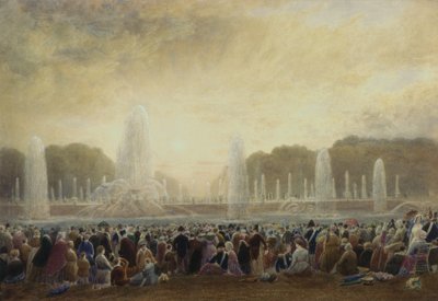 De fonteinen van Versailles door Frederick Nash