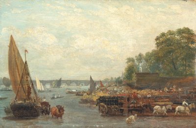Westminsterbrug door Frederick Nash