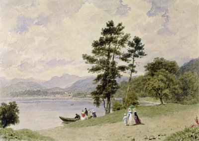 Windermere, vanaf Low Wood door Frederick Nash