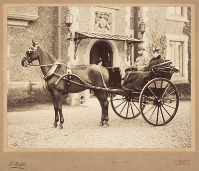 Koning George V en koningin Mary, ca. 1890 door Frederick Ralph