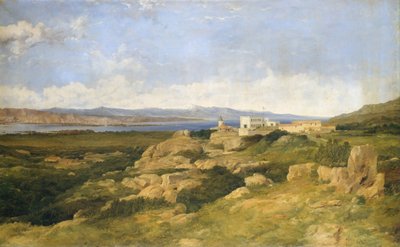 Residentie van generaal Garibaldi in Caprera door Frederick Richard Lee