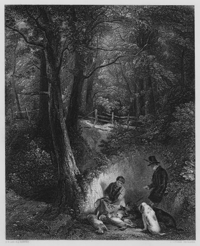 De dekkant, van het schilderij in de Vernon Gallery door Frederick Richard Lee