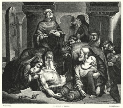 De Begrafenis van Harold door Frederick Richard Pickersgill
