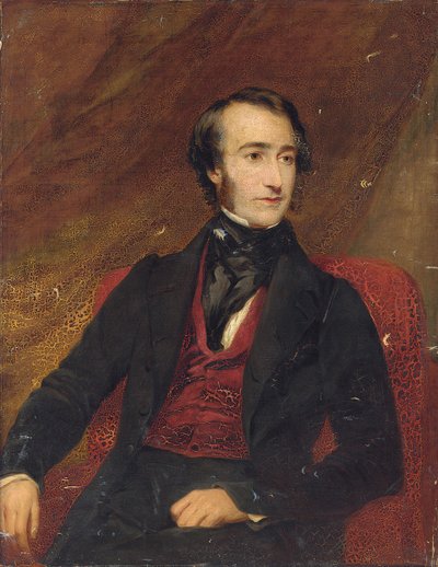 Portret van Sir Edward Colebrooke, 1843 door Frederick Richard Say
