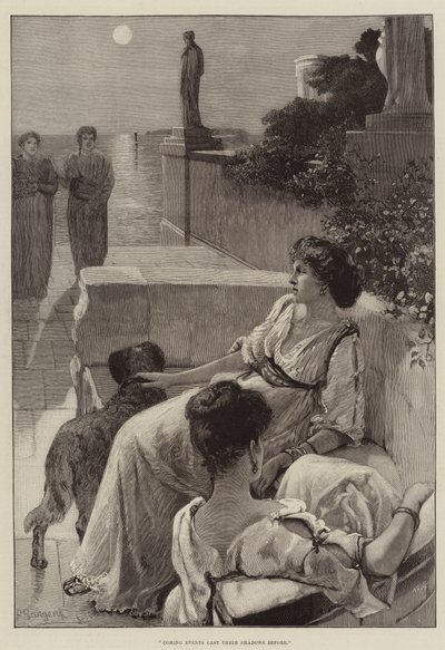 Komende gebeurtenissen werpen hun schaduwen vooruit door Frederick Sargent