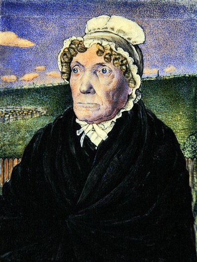 Portret van de tweede vrouw van William Williams door Frederick Tatham