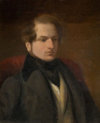 Portret van Samuel Rostill Lines, begin 19e eeuw door Frederick Thomas Lines