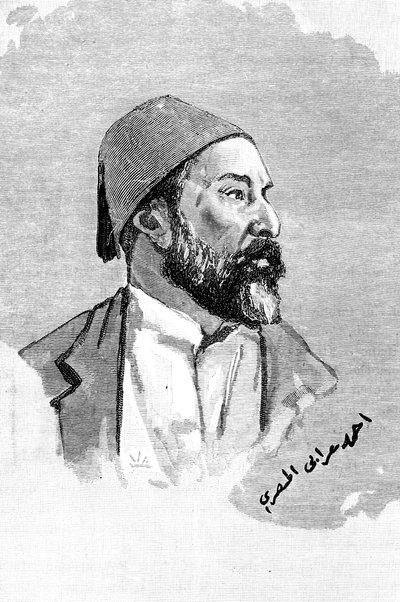 Ahmed Orabi Pasha, Egyptische generaal en rebel, 1900 door Frederick Villiers