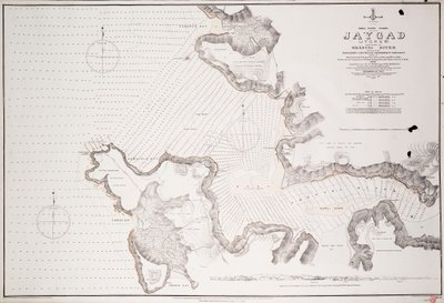 Jaygad (Jyghur) en ingang naar de Shatri-rivier door Frederick W. Jarrad