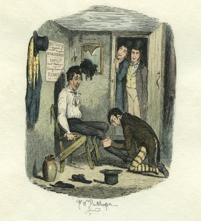 Het villen van Hamlet, Great Expectations, ca. 1885 door Frederick W. Pailthorpe