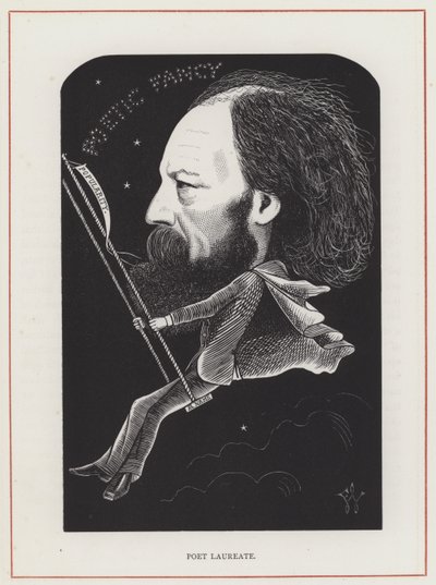 Alfred Tennyson door Frederick Waddy