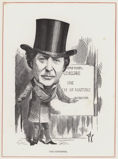 Benjamin Webster door Frederick Waddy