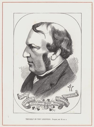 Charles Lever door Frederick Waddy