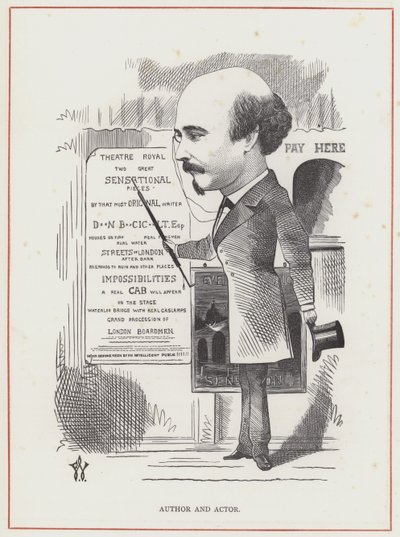 Dion Boucicault door Frederick Waddy