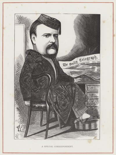 George Augustus Sala door Frederick Waddy